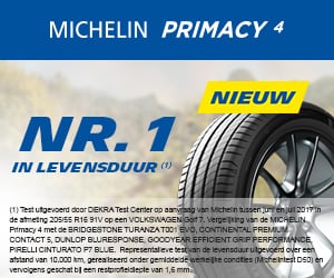 autobandencheck Michelin Primacy 4 nr.1 in levensduur